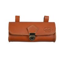 Monte Grappa zadeltas leer cognac met logo