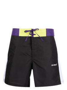 Off-White short de bain Arrow Block Sunset - Noir