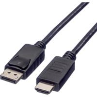 ROLINE DisplayPort Kabel DP - HDMI, M/M, zwart, 3 m - thumbnail