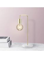 Light depot - Noble Marble Tafellamp - Marmer/Goud - Outlet - thumbnail