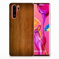 Huawei P30 Pro Bumper Hoesje Donker Hout