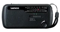 Lenco MCR-113BK Draagbare en Opwindbare Noodradio