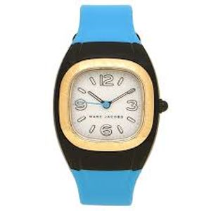 Horlogeband Marc by Marc Jacobs MJ1649 Silicoon Blauw