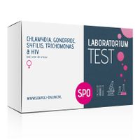 SOApoli Combitest Syfilis, HIV, Chlamydia, Gonorroe En Trichomonas Test - Professionele Laboratorium Test Test voor vagina