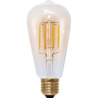 LED lamp Edison dim to warm 470 Lumen 6W E27 filament Segula 55296