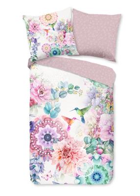 HIP Dekbedovertrek "mandala's en bloemen" - Multi - (135x200 cm) - Katoen Satijn HIP Dekbedovertrek "mandala's en bloemen" - Multi - (135x200 cm) - Katoen Satijn