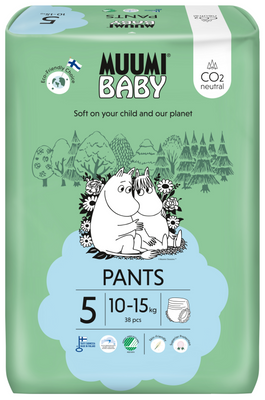 Moomin Baby Ecologische Luierbroekjes 5 Maxi+
