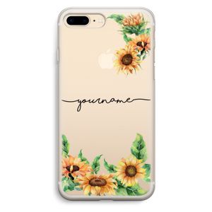Zonnebloemen: iPhone 7 Plus Transparant Hoesje