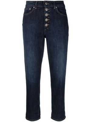 DONDUP jean court à taille haute - Bleu