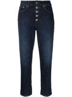 DONDUP jean court à taille haute - Bleu