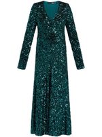 ROTATE BIRGER CHRISTENSEN robe longue à ornements en cristal - Vert