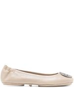 Tory Burch ballerines Minnie en cuir - Tons neutres