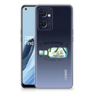 OPPO Reno 7 5G | Find X5 Lite Telefoonhoesje met Naam Boho Bottle