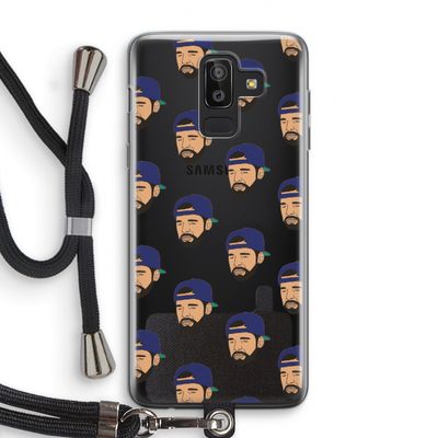 Drake Away: Samsung Galaxy J8 (2018) Transparant Hoesje met koord
