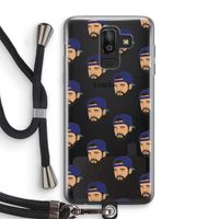Drake Away: Samsung Galaxy J8 (2018) Transparant Hoesje met koord
