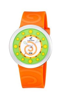 Horlogeband Calypso K6051-6 Rubber Oranje