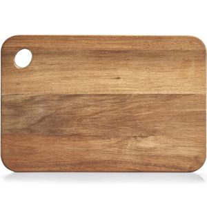 Zeller keuken snijplank - acacia hout - 25 x 37 cm - Serveerplank