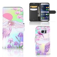 Samsung Galaxy S7 | Telefoonhoesje | Met pasjeshouder | Bird