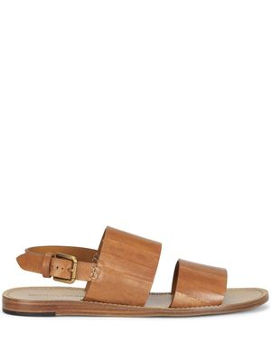 Dolce & Gabbana sandales à bride à boucle - Marron
