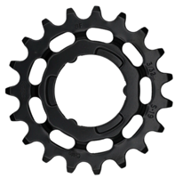 Tandwiel KMC Voor Shimano 19T O-MO Staal 3/32 inch - Zwart