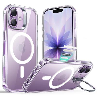 iPhone 17 Classic Hybrid Magnetic Case (Camera Control, Stash Stand) - Clear