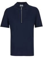 Ferragamo polo à col zippé - Bleu