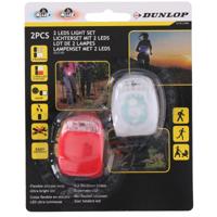 Dunlop Fietsverlichtingset LED 2-delig Dunlop Fietsverlichtingset LED 2-delig