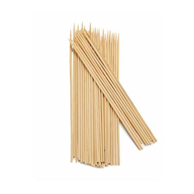 Sateprikkers - 85x - bamboe hout - 25 cm - spiezen - satestokjes