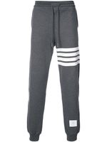 Thom Browne pantalon de jogging à détail rayé - Gris - thumbnail