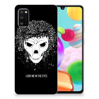 Silicone Back Case Samsung Galaxy A41 Skull Hair