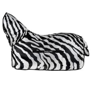 Bucas Buzz-Off Zebra vliegendeken zwart/wit maat:185