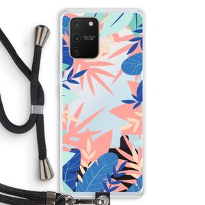 Tropisch: Samsung Galaxy S10 Lite Transparant Hoesje met koord