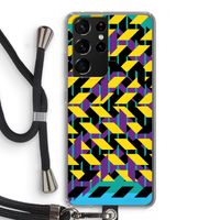 Skew Bee 3: Samsung Galaxy S21 Ultra Transparant Hoesje met koord
