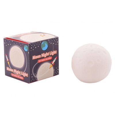 Nachtlamp/lampje Maan Rond 8,5 Cm Wit - Nachtlampjes Nachtlamp/lampje Maan Rond 8,5 Cm Wit - Nachtlampjes