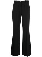 Claudie Pierlot pantalon évasé à taille haute - Noir