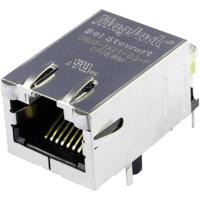 BEL Stewart Connectors MagJack 10/100Base-TX 5 transformator met LEDs Bus, inbouw horizontaal 10/100Base-TX Aantal polen: 8P8C Vernikkeld, Metaal 1 stuk(s) - thumbnail