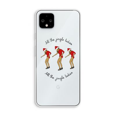 Jingle Ladies: Pixel 4 XL Transparant Hoesje