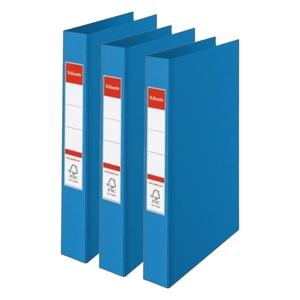 Esselte Ringband mappen/ordners - 5x - blauw - A4 - opbergen - kantoorartikelen