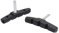 Edge Remblokset v-brake 70 mm gecentreerd zwart Edge Remblokset v-brake 70 mm gecentreerd zwart