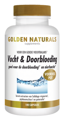 Golden Naturals Vocht & Doorbloeding