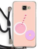 Donut: Samsung Galaxy A5 (2016) Transparant Hoesje met koord