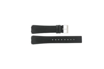 Skagen horlogeband 433XLSLBCM zwart leder