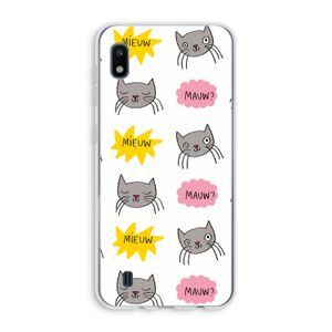 Meow: Samsung Galaxy A10 Transparant Hoesje