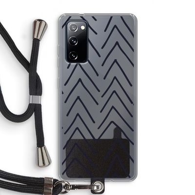 Marrakech Arrows: Samsung Galaxy S20 FE / S20 FE 5G Transparant Hoesje met koord