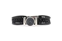 Qoss Zwarte Armband Roxan Zwart | Maat L