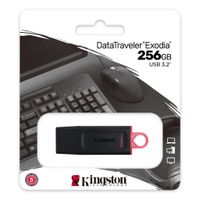 Kingston Technology DataTraveler Exodia USB flash drive 256 GB USB Type-A 3.2 Gen 1 (3.1 Gen 1) Zwart - thumbnail