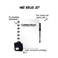 Correctbook Original Inspirational White A5 lined - Uitwisbaar / Herschrijfbaar Notitieboek Correctbook Original Inspirational White A5 lined - Uitwisbaar / Herschrijfbaar Notitieboek