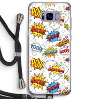 Pow Smack: Samsung Galaxy S8 Plus Transparant Hoesje met koord