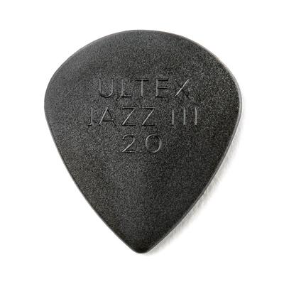 Dunlop Ultex Jazz III 2.0mm Plectrum - Per Stuk