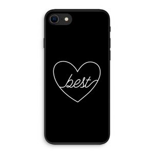Best heart black: iPhone 8 Biologisch afbreekbaar hoesje